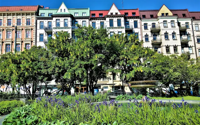 На изображении, район Вазастан, город Стокгольм, Стокгольм фото